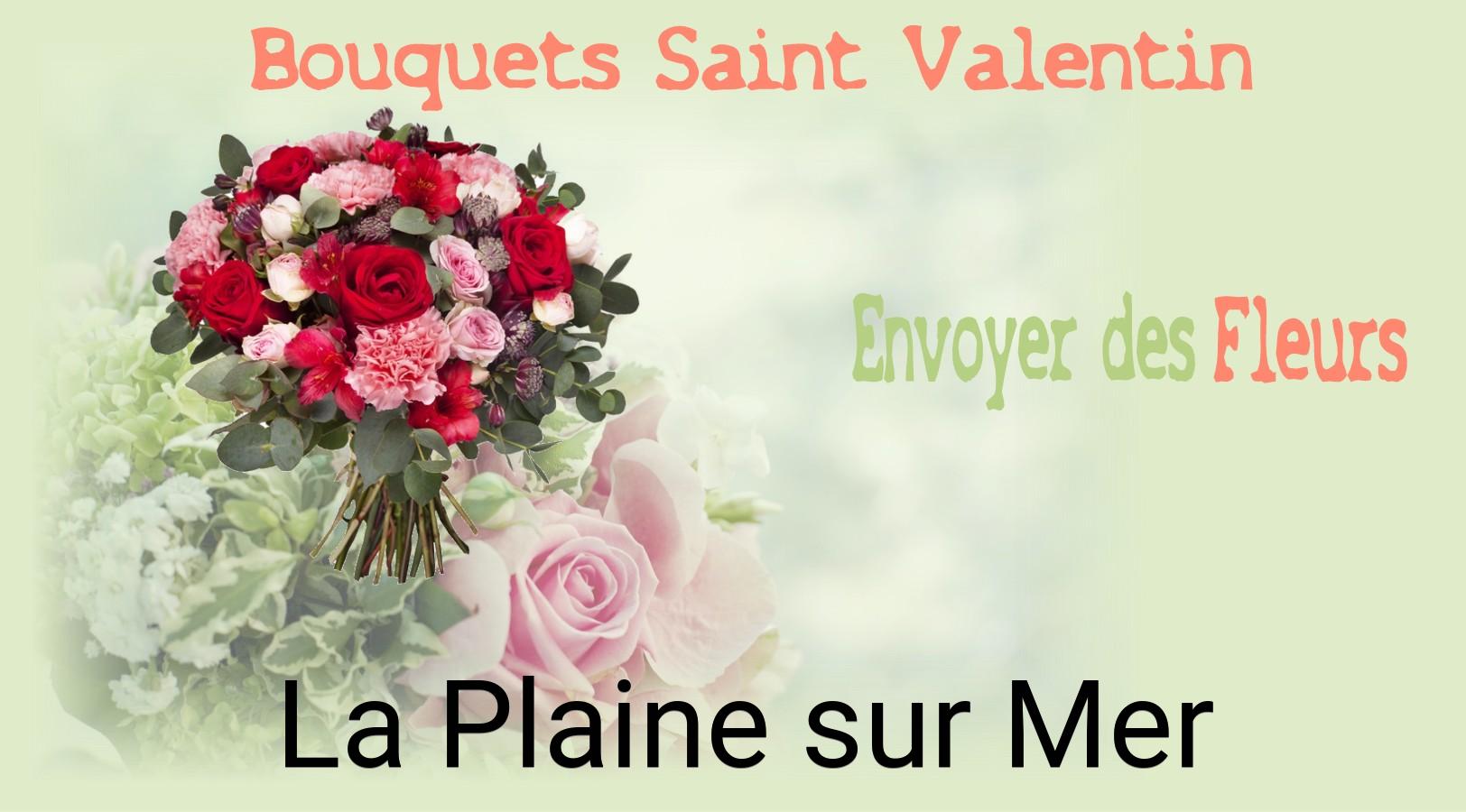Roses de Saint-Valentin livrées à La Plaine-sur-Mer